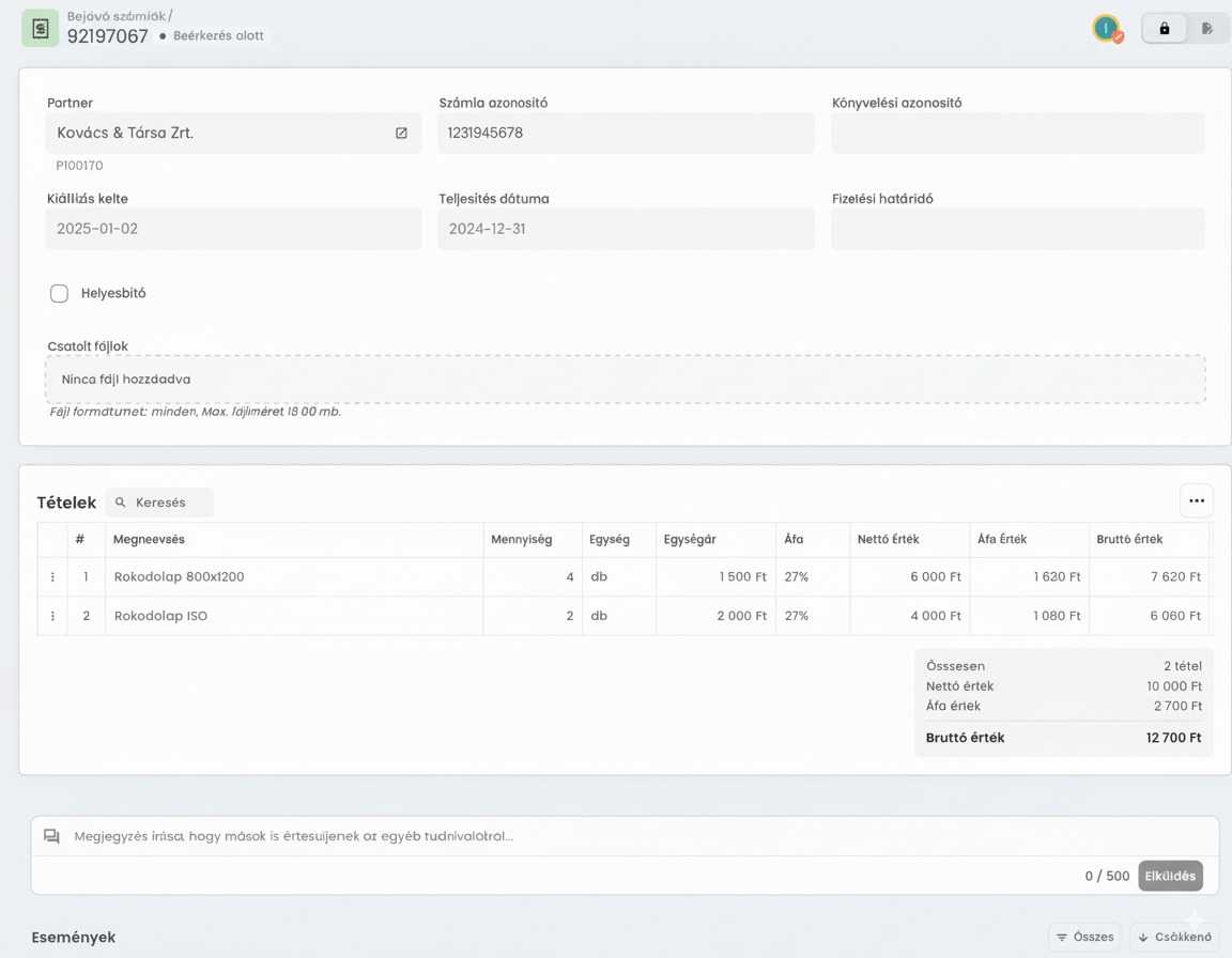 AI-based invoice matching